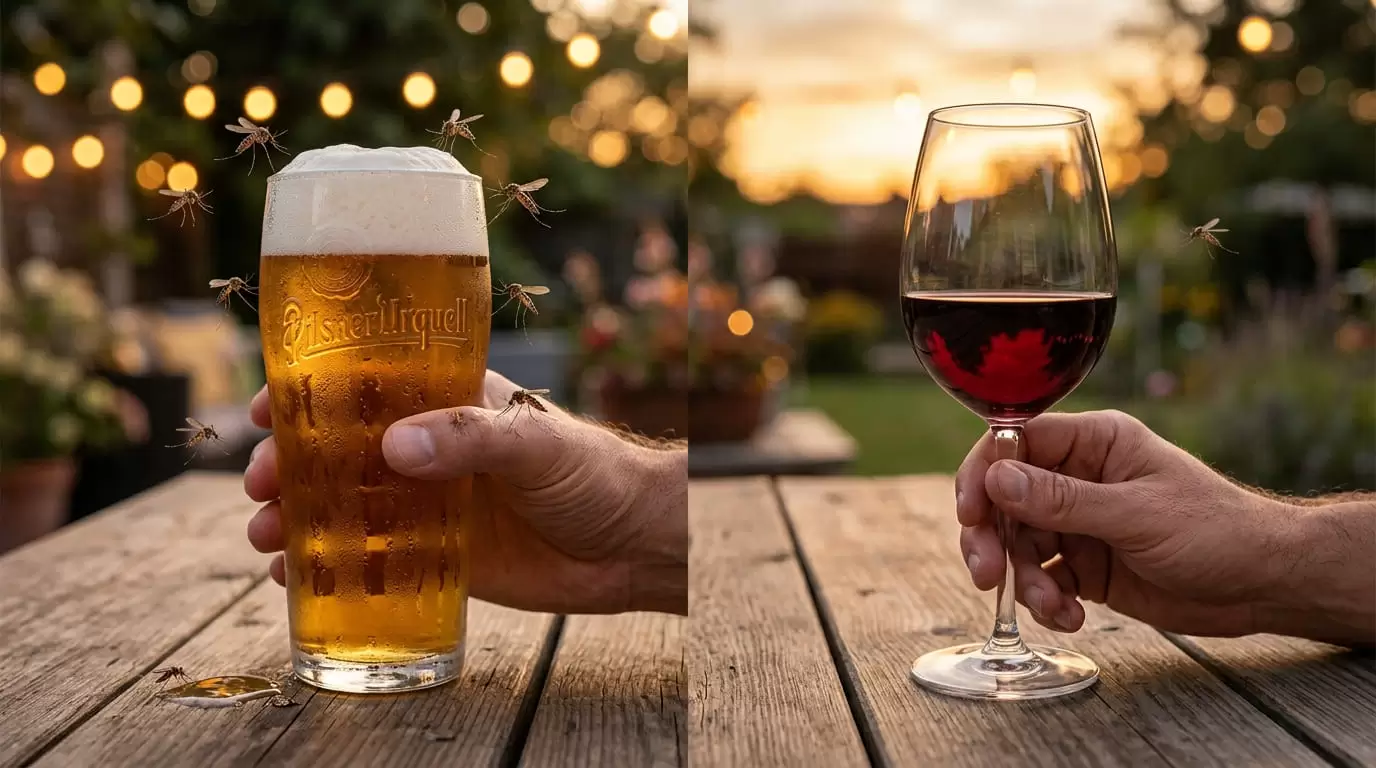 Which Alcoholic Drinks Attract Mosquitoes the Most?