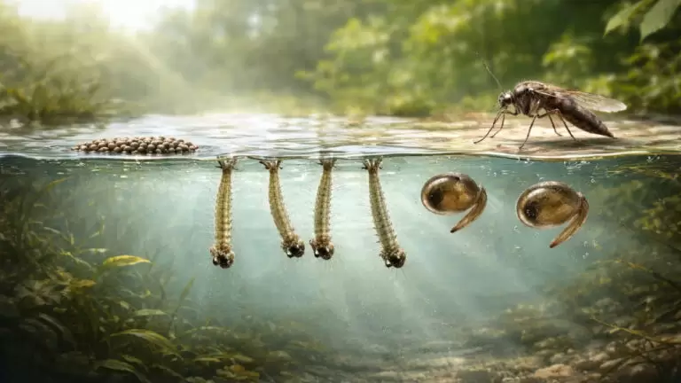 The Complete Mosquito Life Cycle