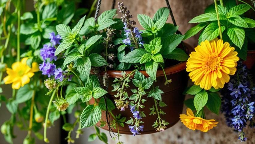 Hanging plants that repel mosquitoes