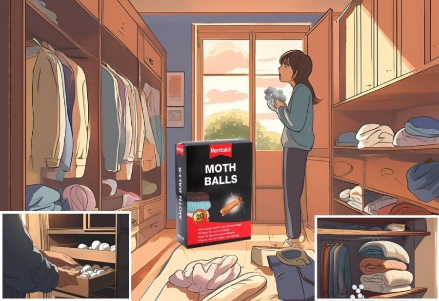 Mothballs repel moths and insects