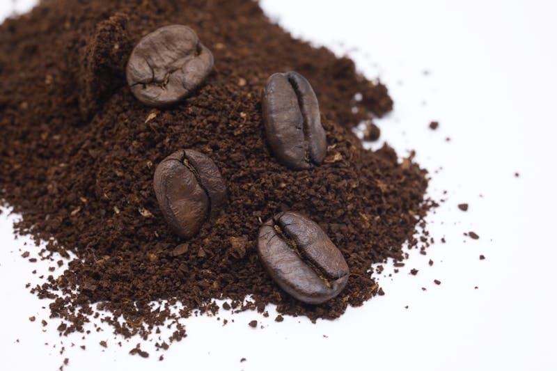 Sprinkle Coffee Grounds