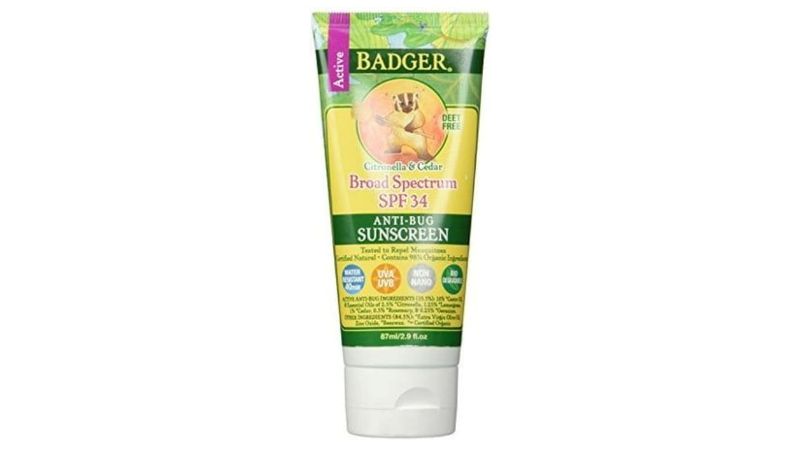 Badger Company Anti Bug Sunscreen Cream with SPF 34