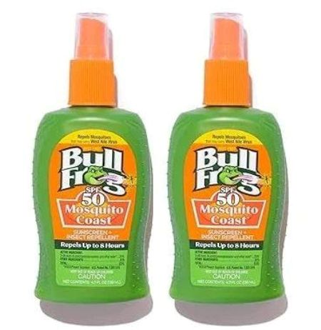 Bullfrog Mosquito Coast Bug Spray Insect Repellent + Sunscreen SPF 50