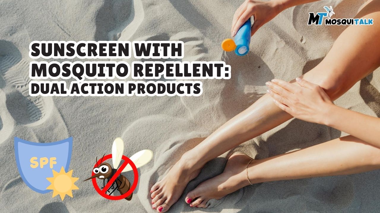 Sunscreen with Mosquito Repellent Dual Protection