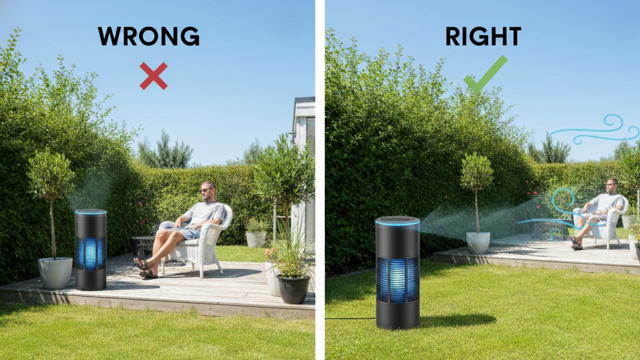 Common mistakes while placing mosquito traps