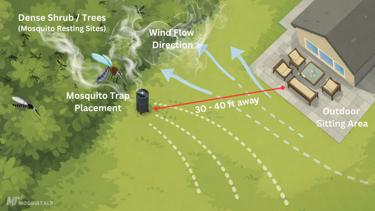 Where to Place Mosquito Traps in Yard