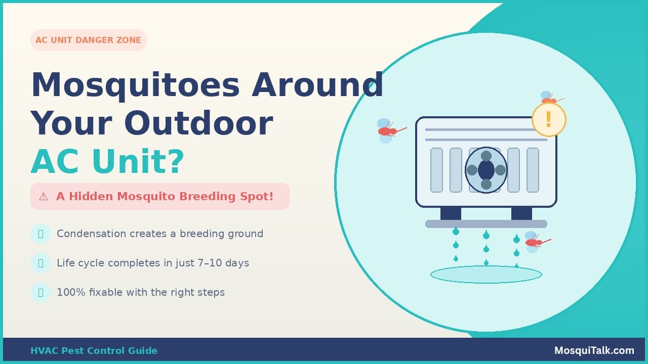 Why Are Mosquitoes Drawn to Your Outdoor AC Unit