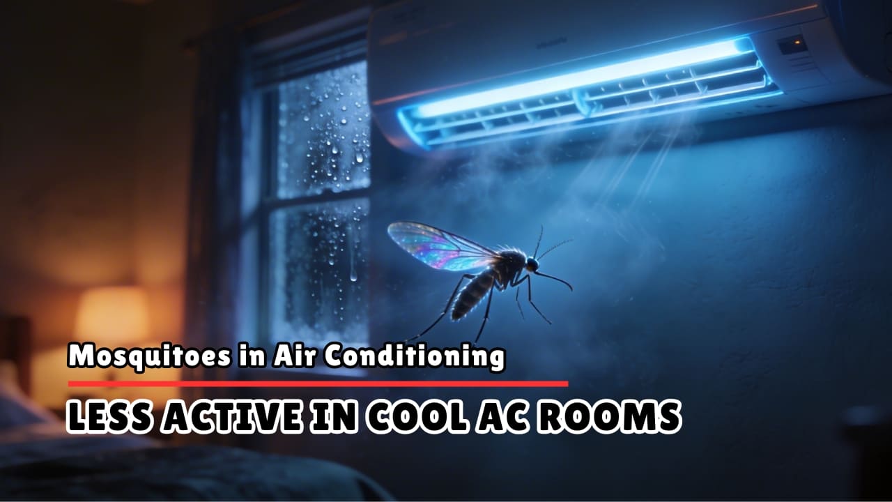 Mosquitoes in Air Conditioning - AC Reduces Mosquito Bites