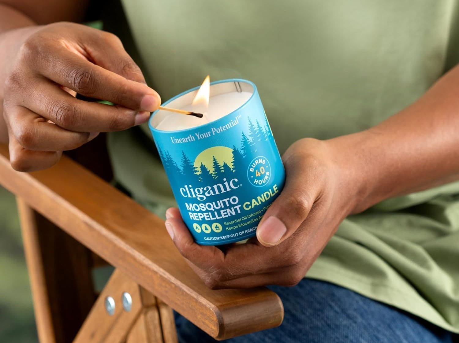 Citronella Oil infused Mosquito Repellent Candle