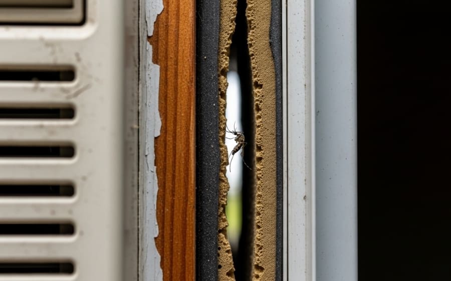 Gaps around Window AC Unit