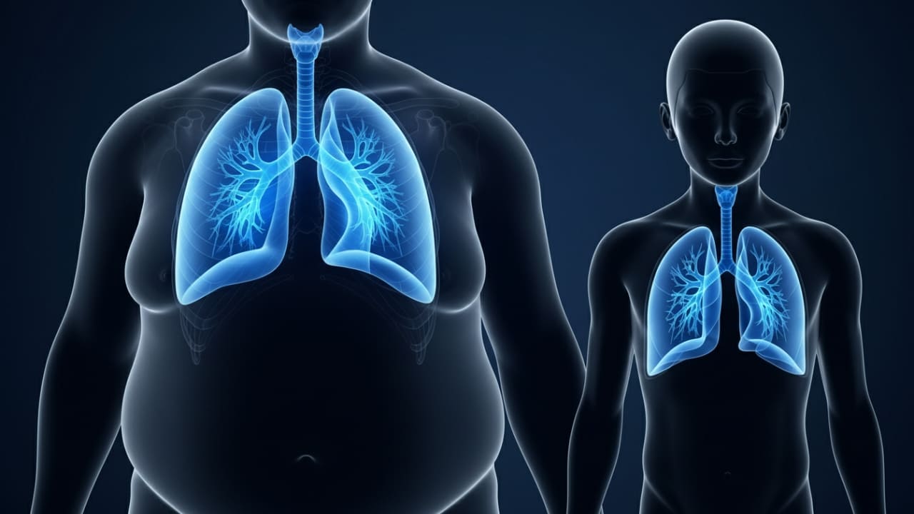 Larger and Obese Individuals with larger Lung capacity