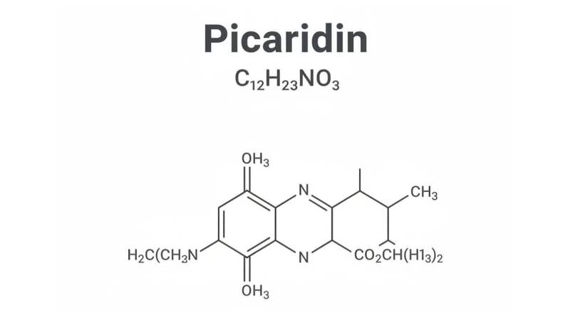 Picaridin - Chemical Structure & Molecular Formula