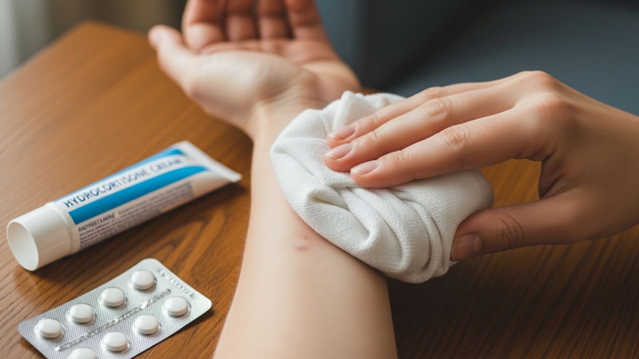 Treating mosquito bites