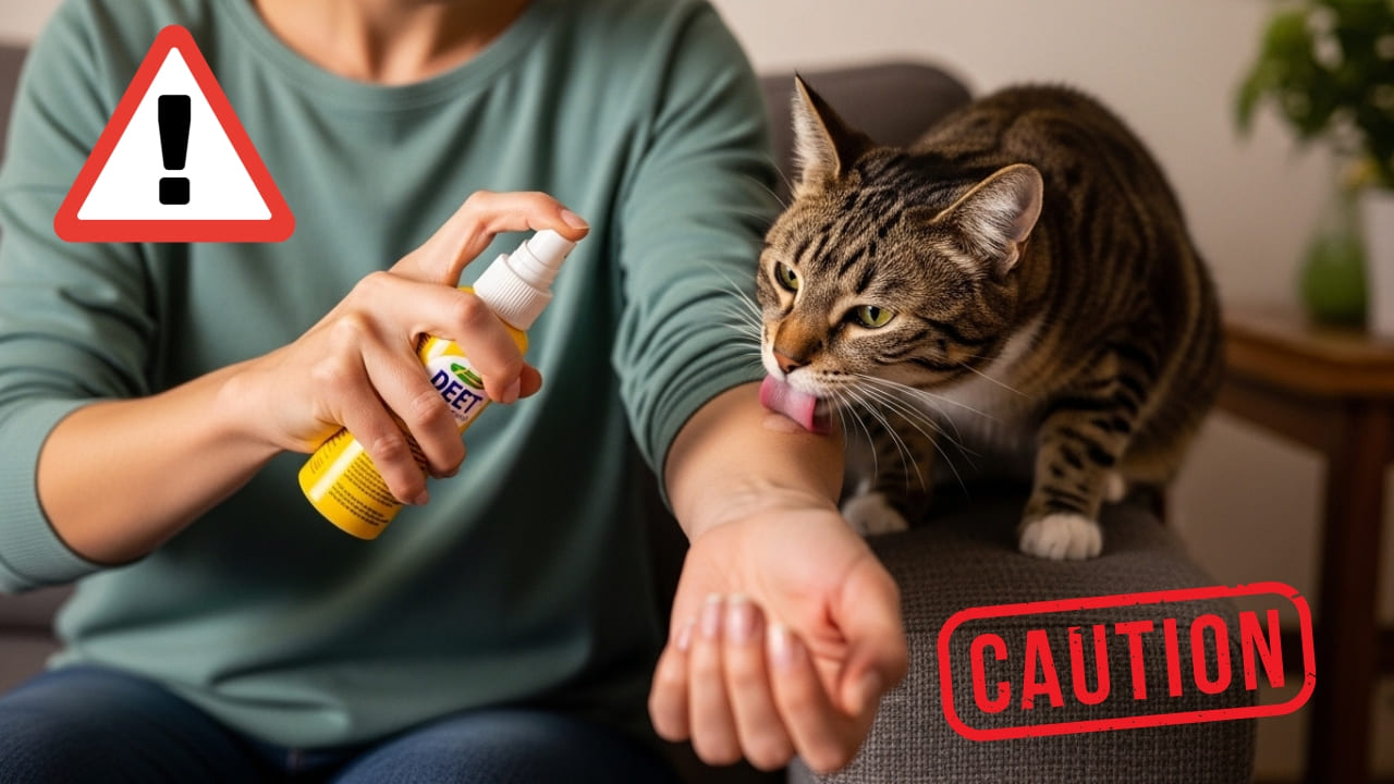 Warning: DEET Exposure to Pets