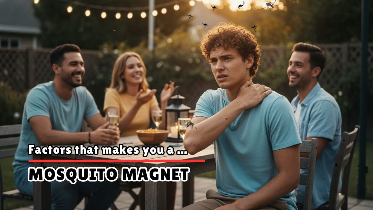 Why Do Mosquitoes Bite Me So Much - Factors that Makes You a Mosquito Magnet