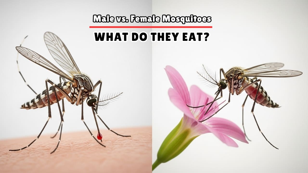 Why Only Female Mosquitoes Bite (And What Male Mosquitoes Eat)
