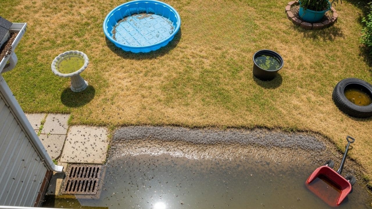 Mosquito Breeding Grounds After a Heatwave