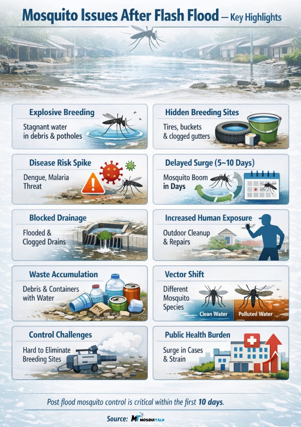 Mosquito Issues After Flash Flood