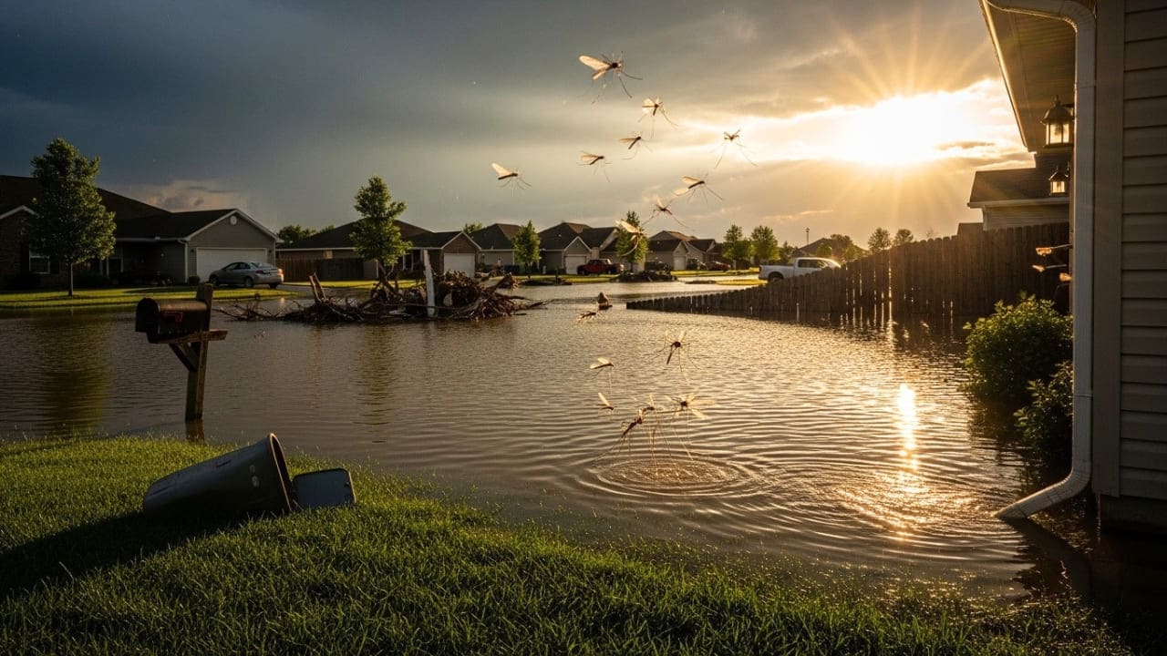 Mosquitoes After a Flash Flood - Step-by-Step Emergency Control Guide