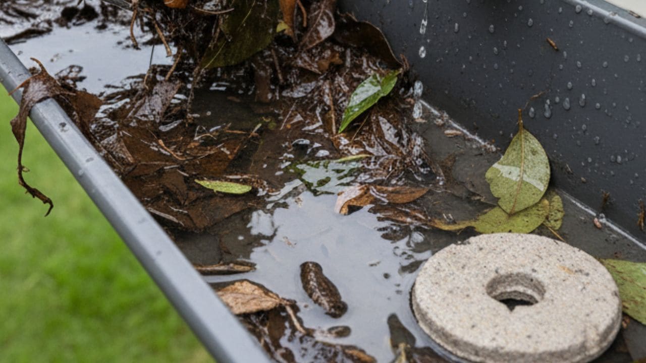 Use Mosquito Dunks for Standing Gutter Water