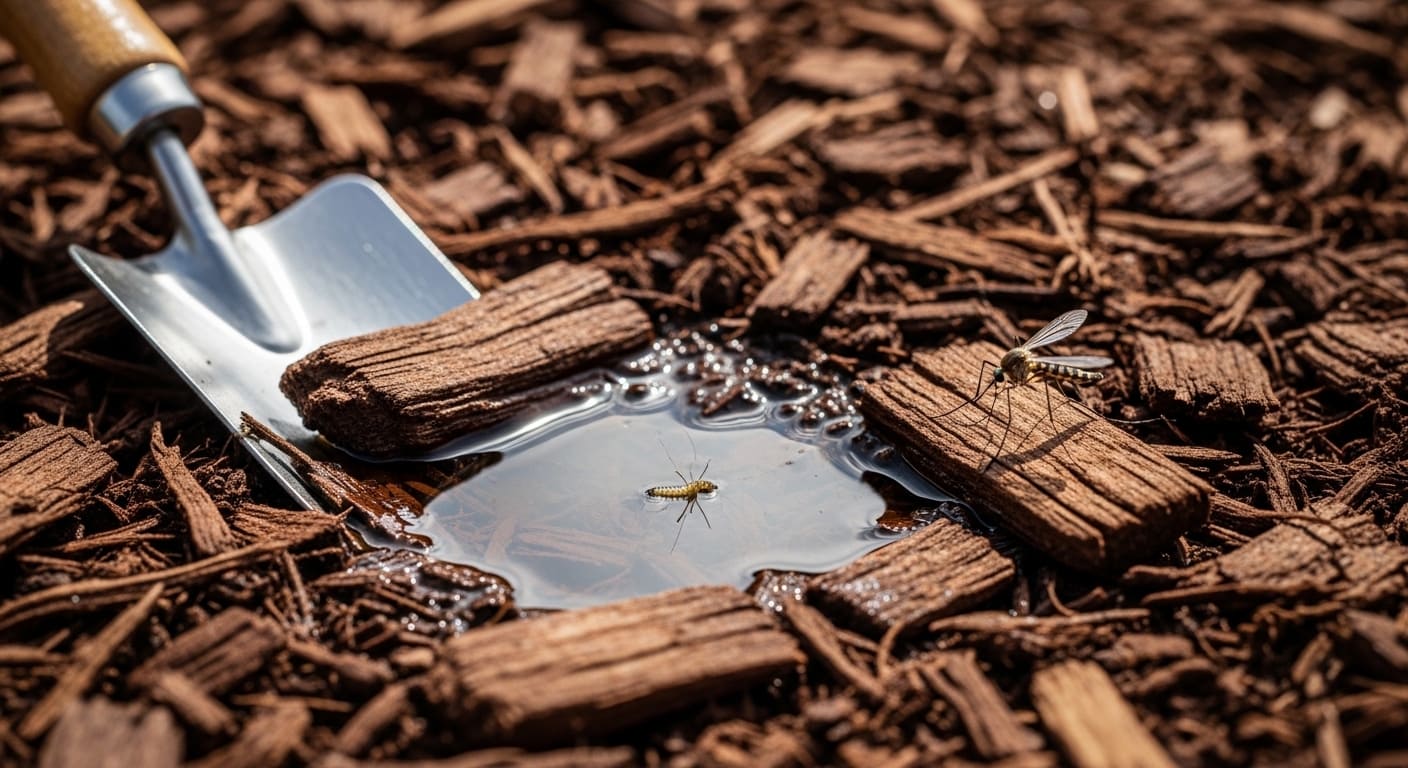 Why Mosquitoes Love Mulch Beds (And How to Fix It)