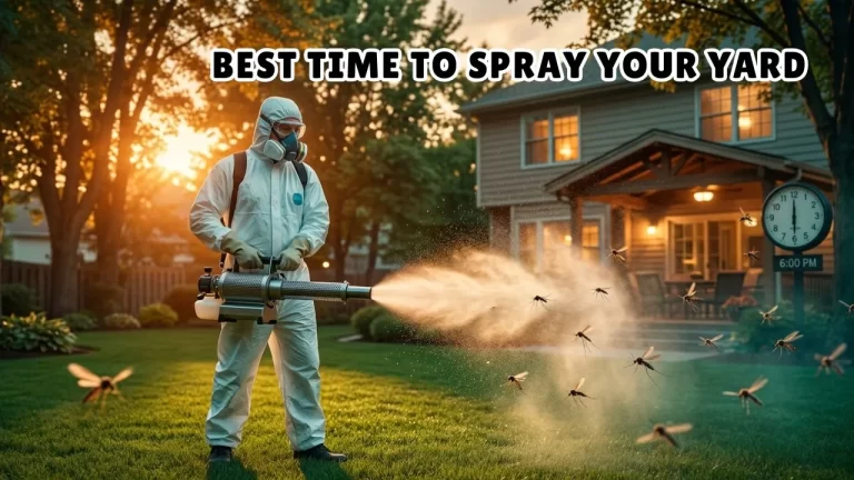 Best Time to Spray for Mosquitoes in Your Yard