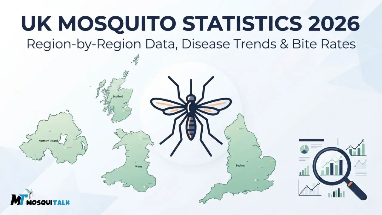 UK Mosquito Statistics 2026 Region-by-Region Data, Disease Trends & Bite Rates