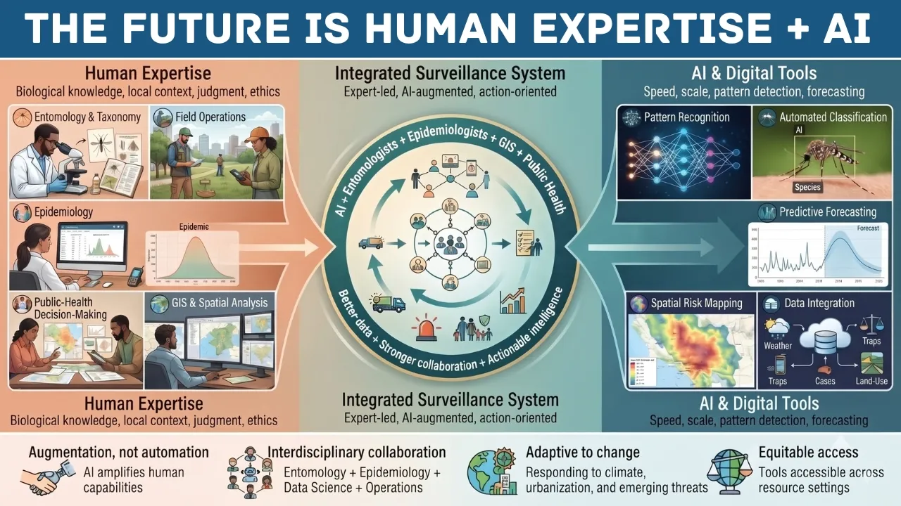 The Future of Mosquito Surveillance Human Expertise ✚ AI