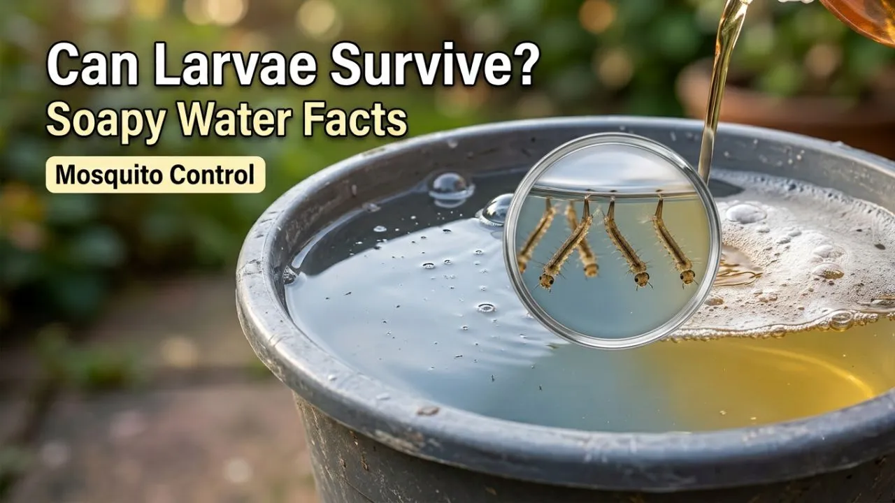 Can Mosquito Larvae Survive in a Bucket of Soapy Water